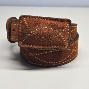 Brown Suede Women's Belt